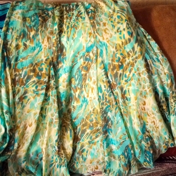 10 Ruby Rd. gorgeous gorded and flared elastic waist skirt - Picture 1 of 2